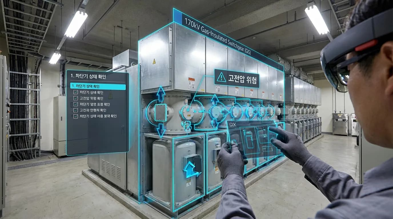 한국전력 170kV GIS 점검 교육앱