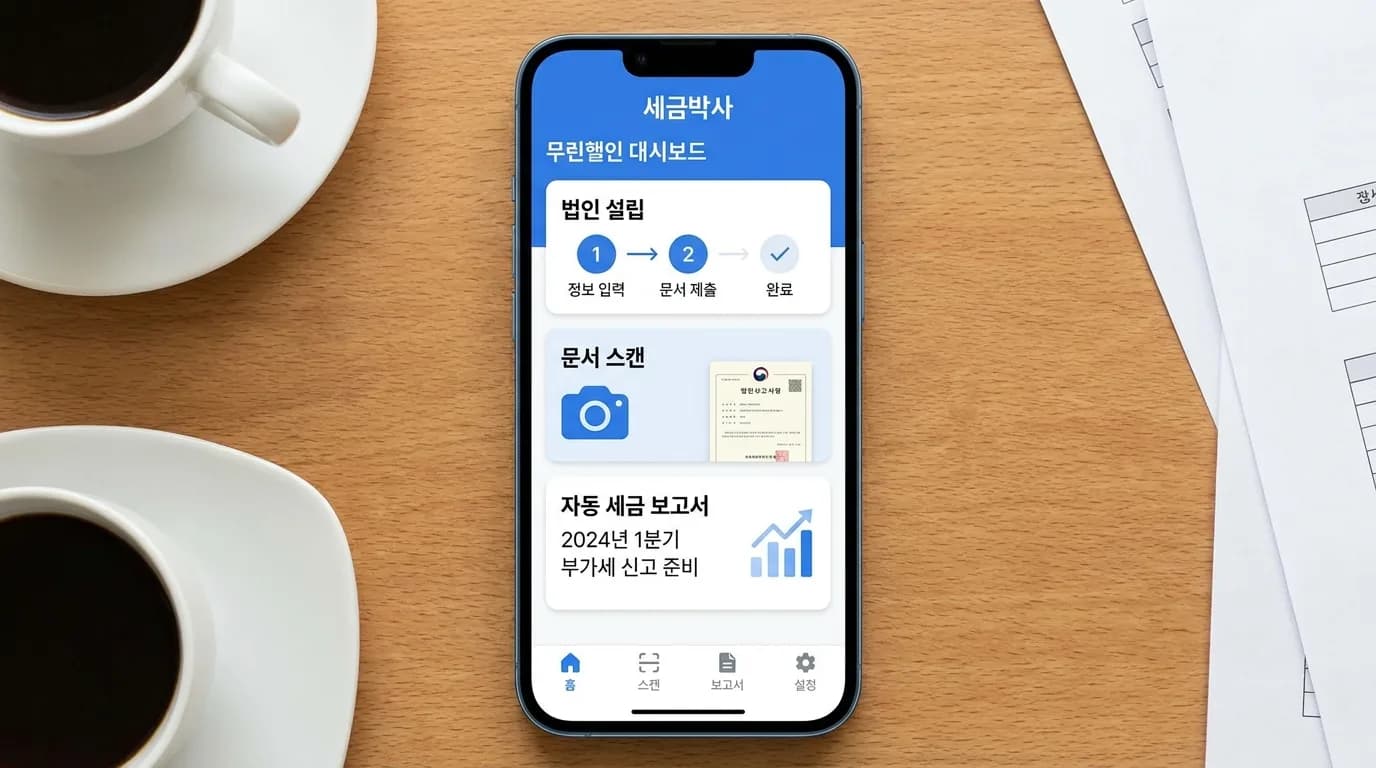 세금 신고 자동화 앱